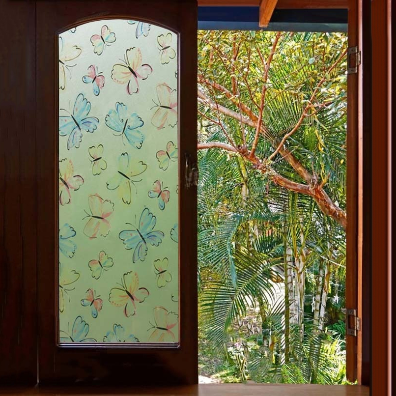 Papel Estilo Vitral Mariposas NP-61102